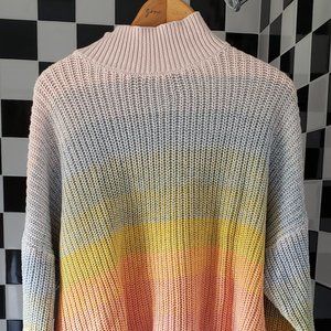 LAUREN CONRAD RAINBOX MIX SWEATER NWT SIZE XL